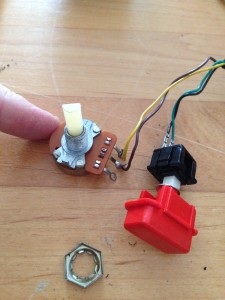 Bauteiler des ATARI VCS 2600 Paddle Controller